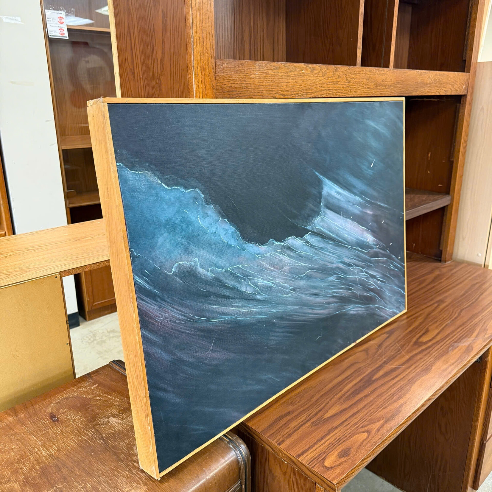 Wooden Frame Canvas Painting