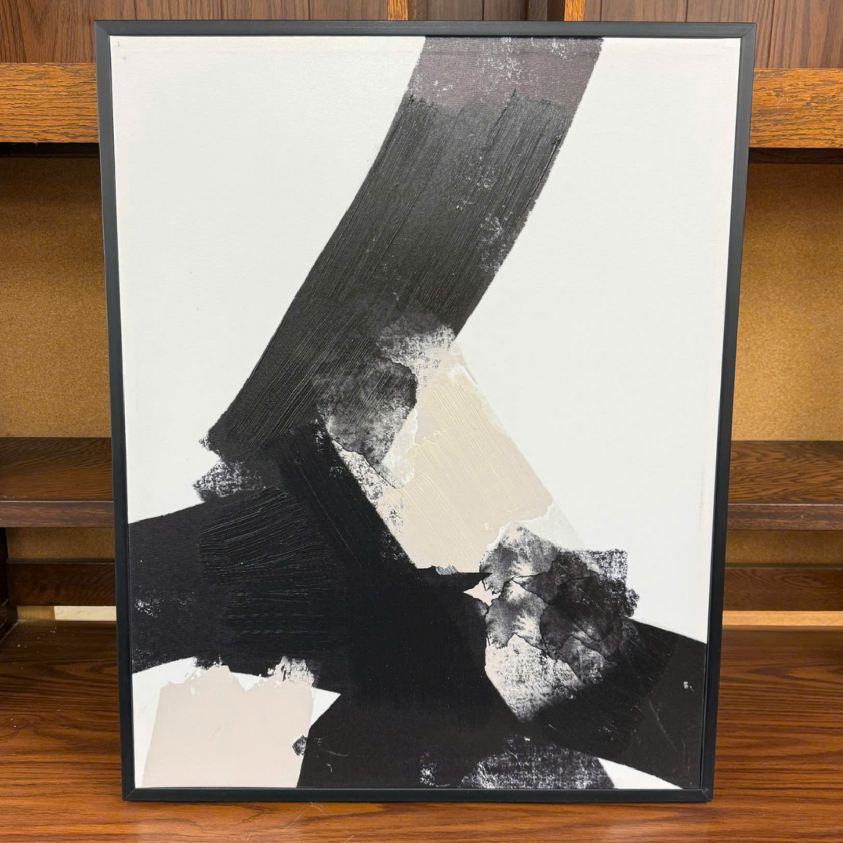B&W Abstract Painting 1