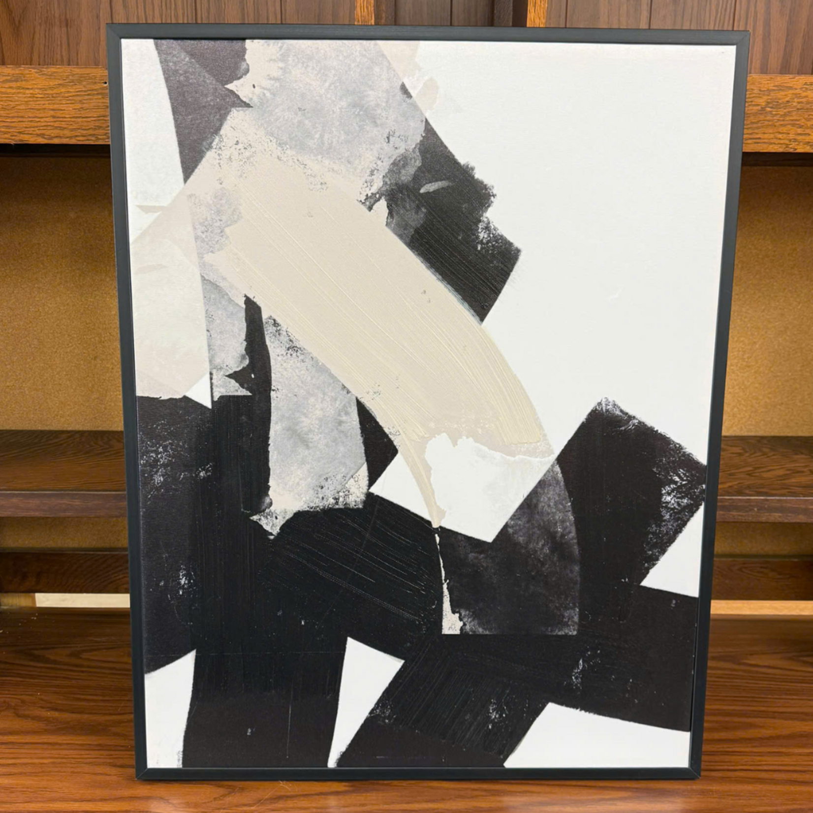 B&W Abstract Painting 2