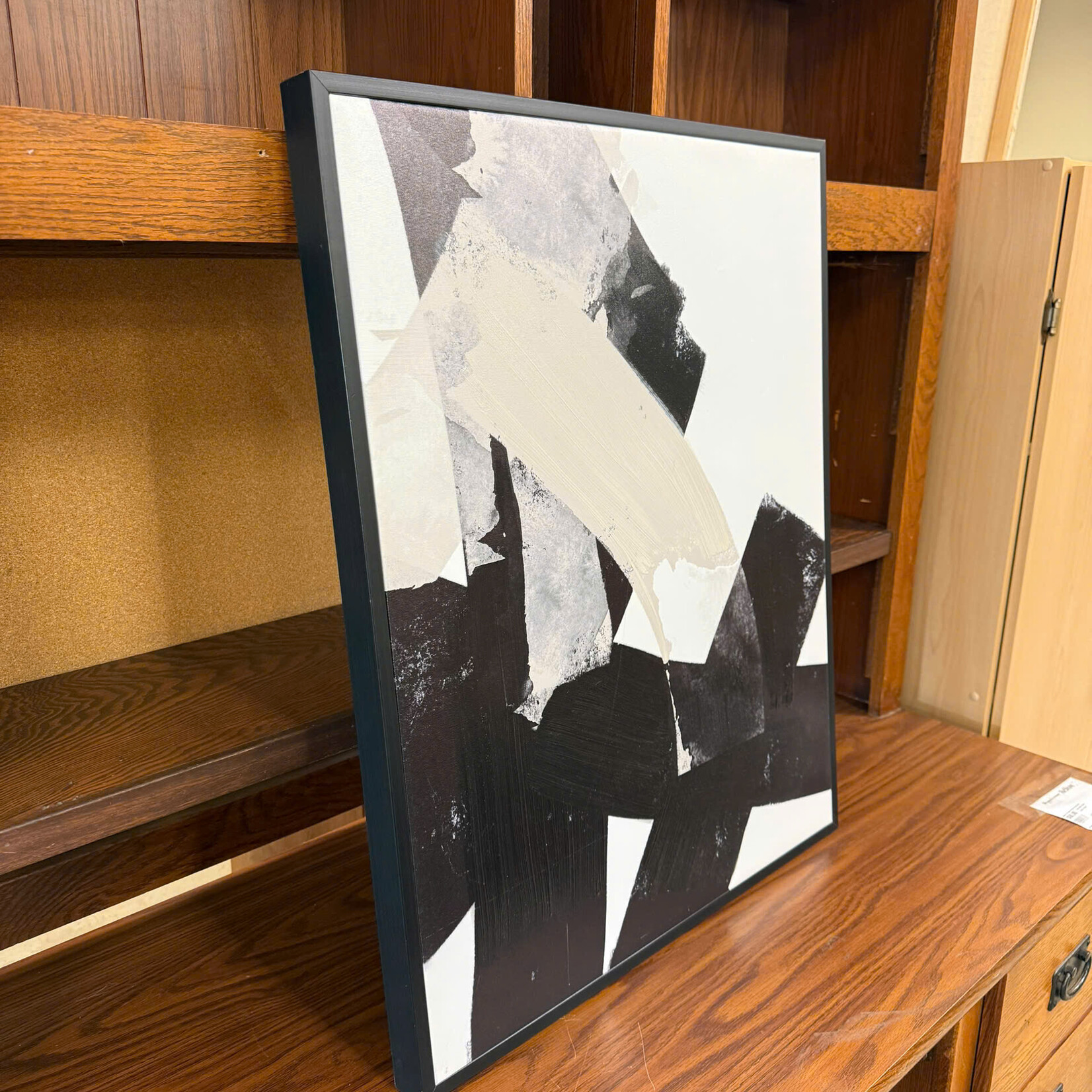 B&W Abstract Painting 2