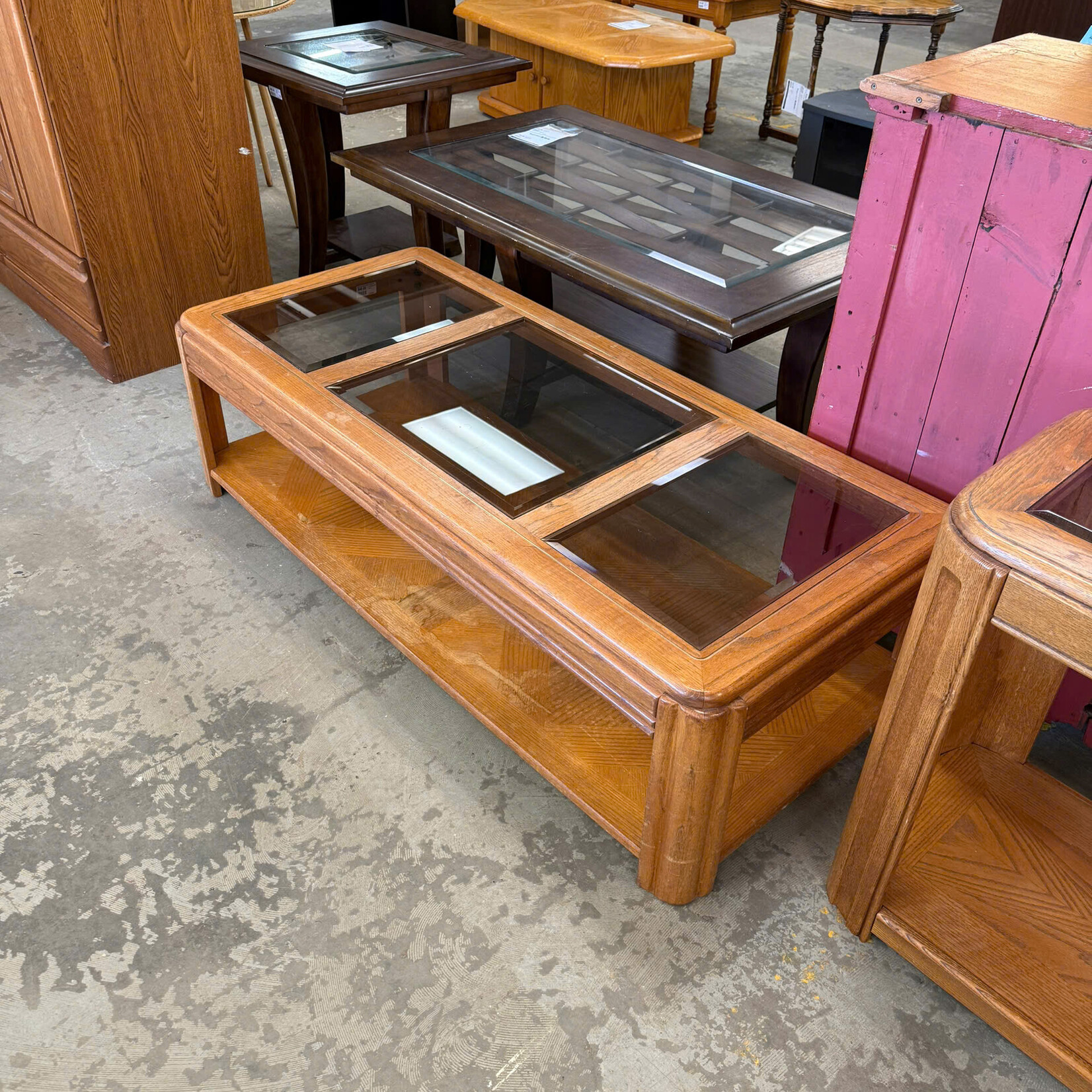 3 Glass Coffee Table