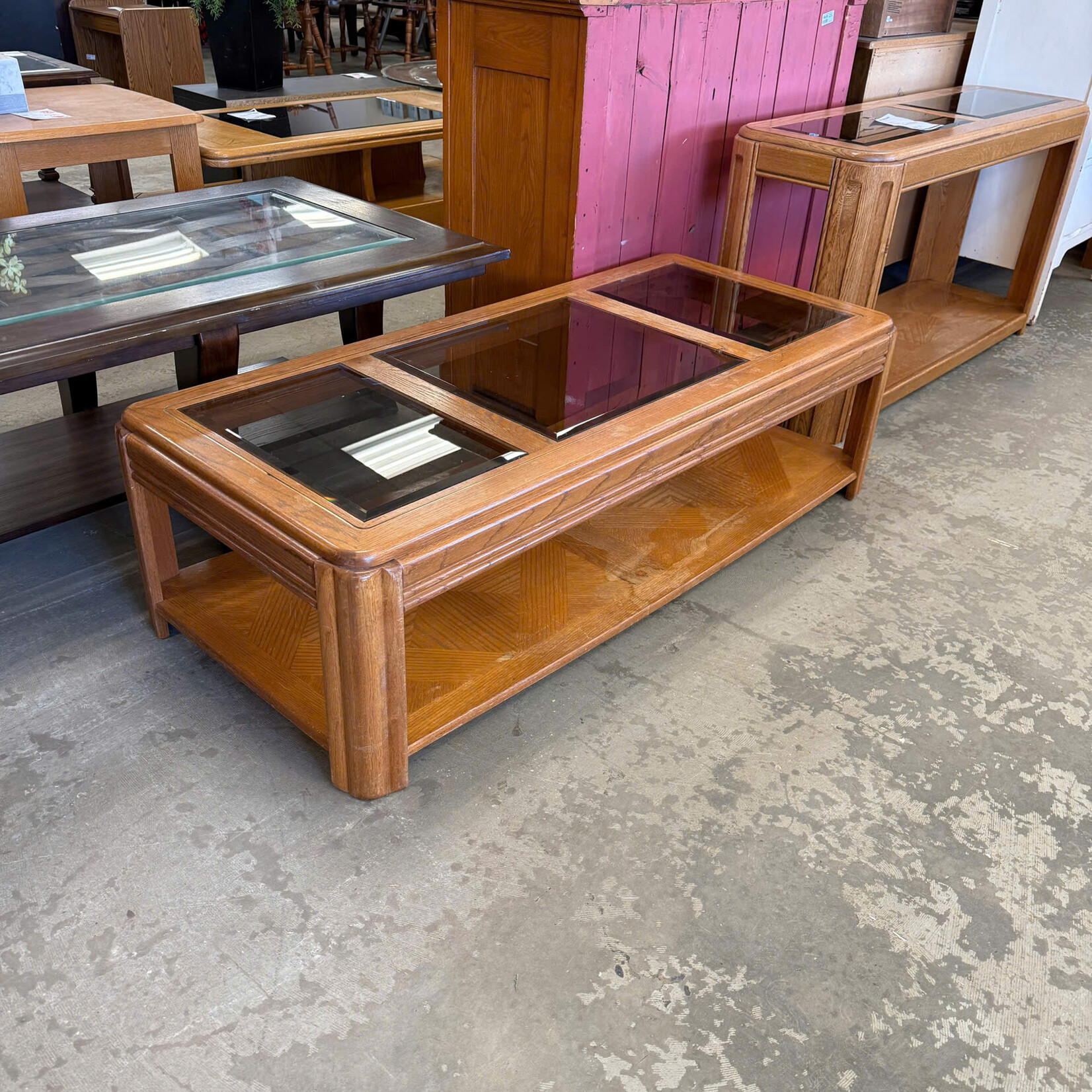 3 Glass Coffee Table