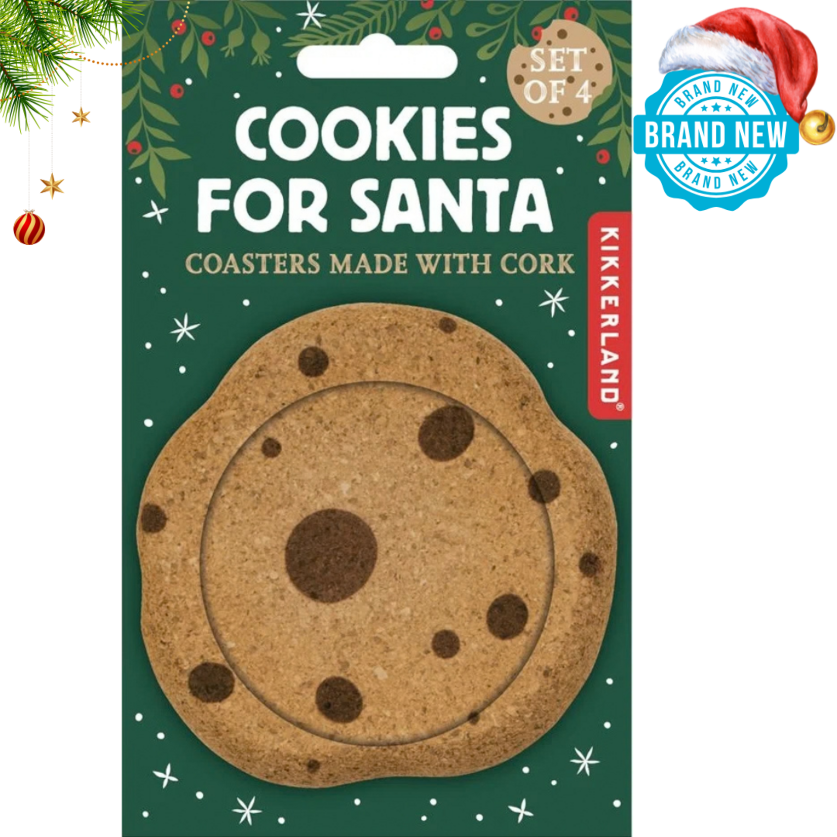 4pc Cookie Coasters