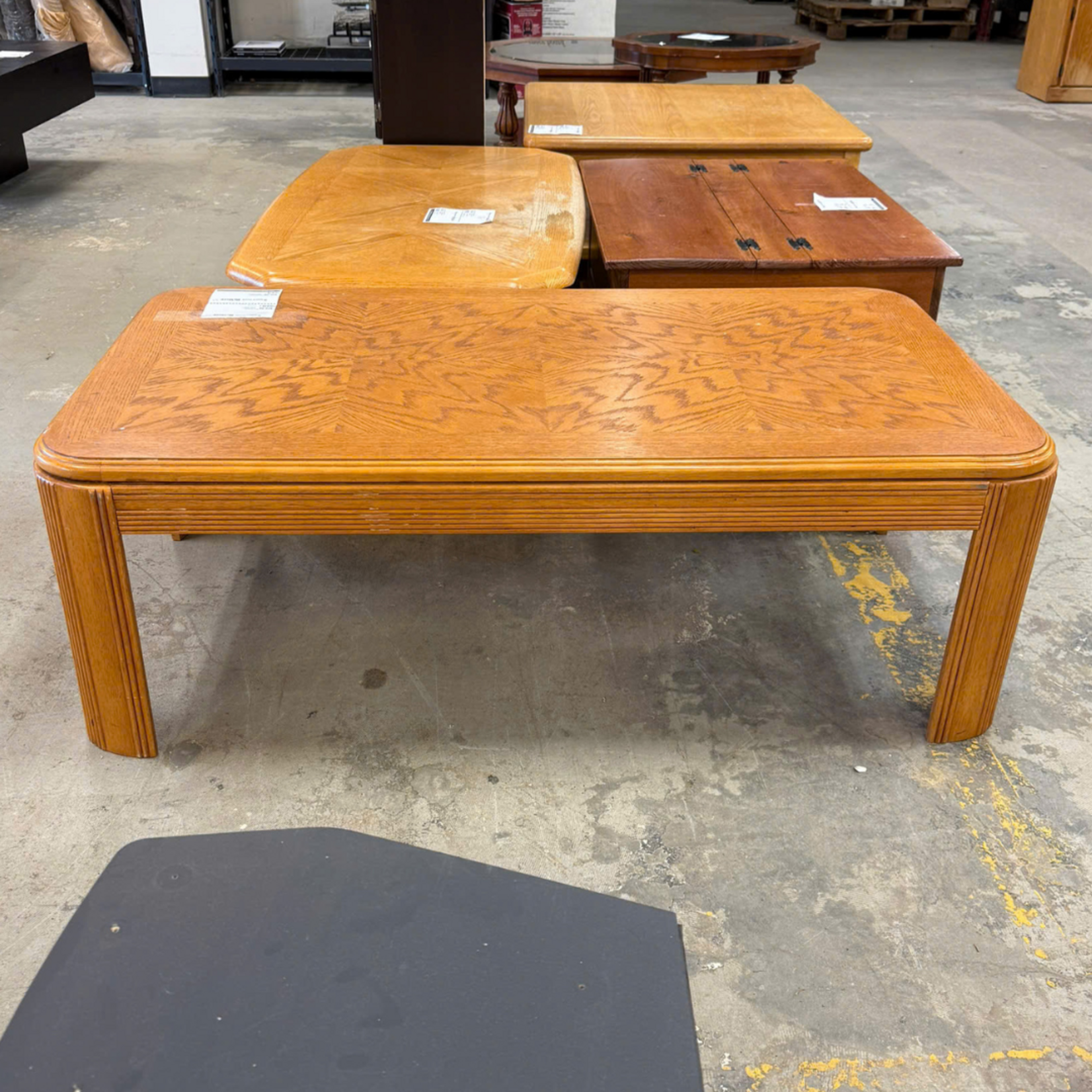 Brown Square Coffee Table