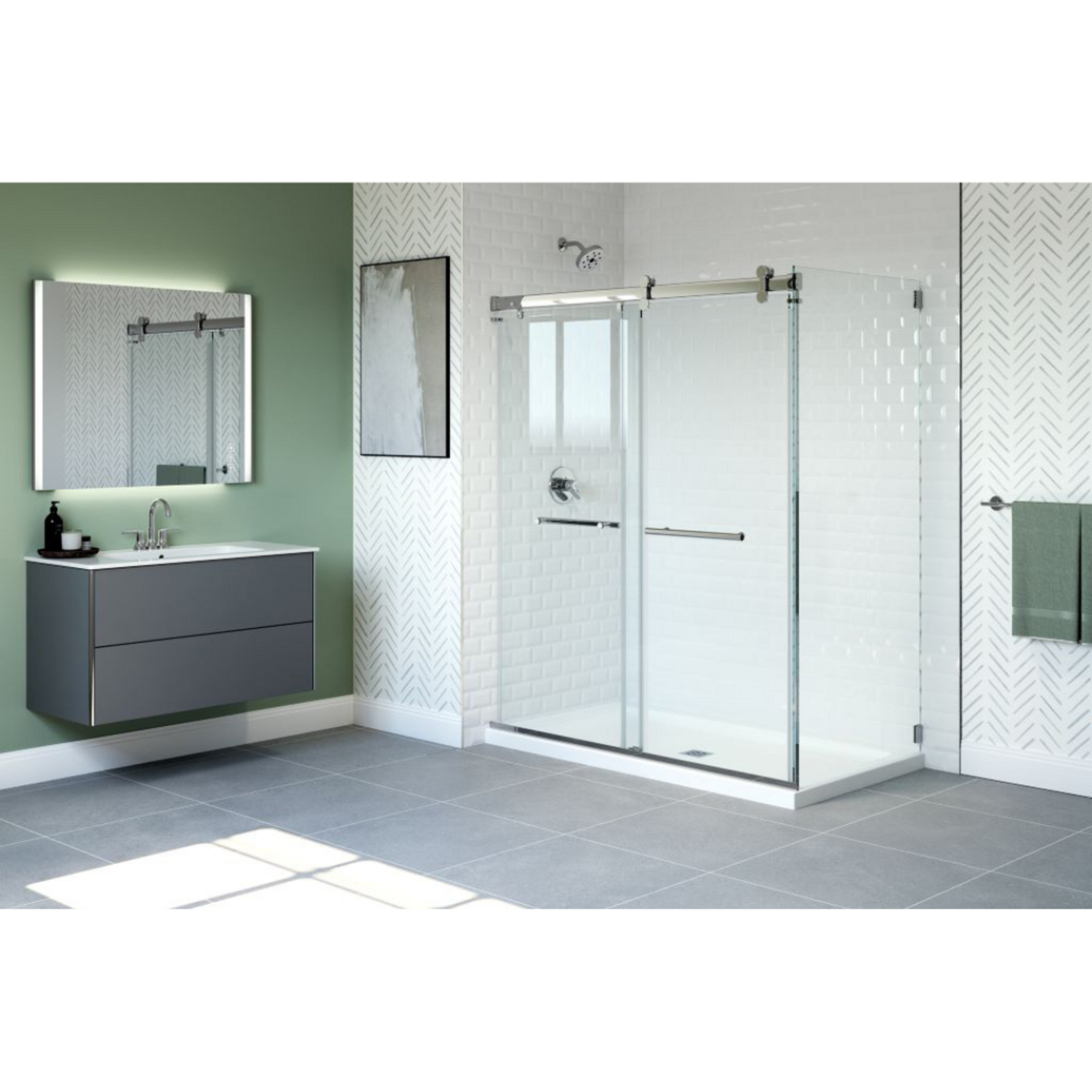 Frameless Sliding Shower Door