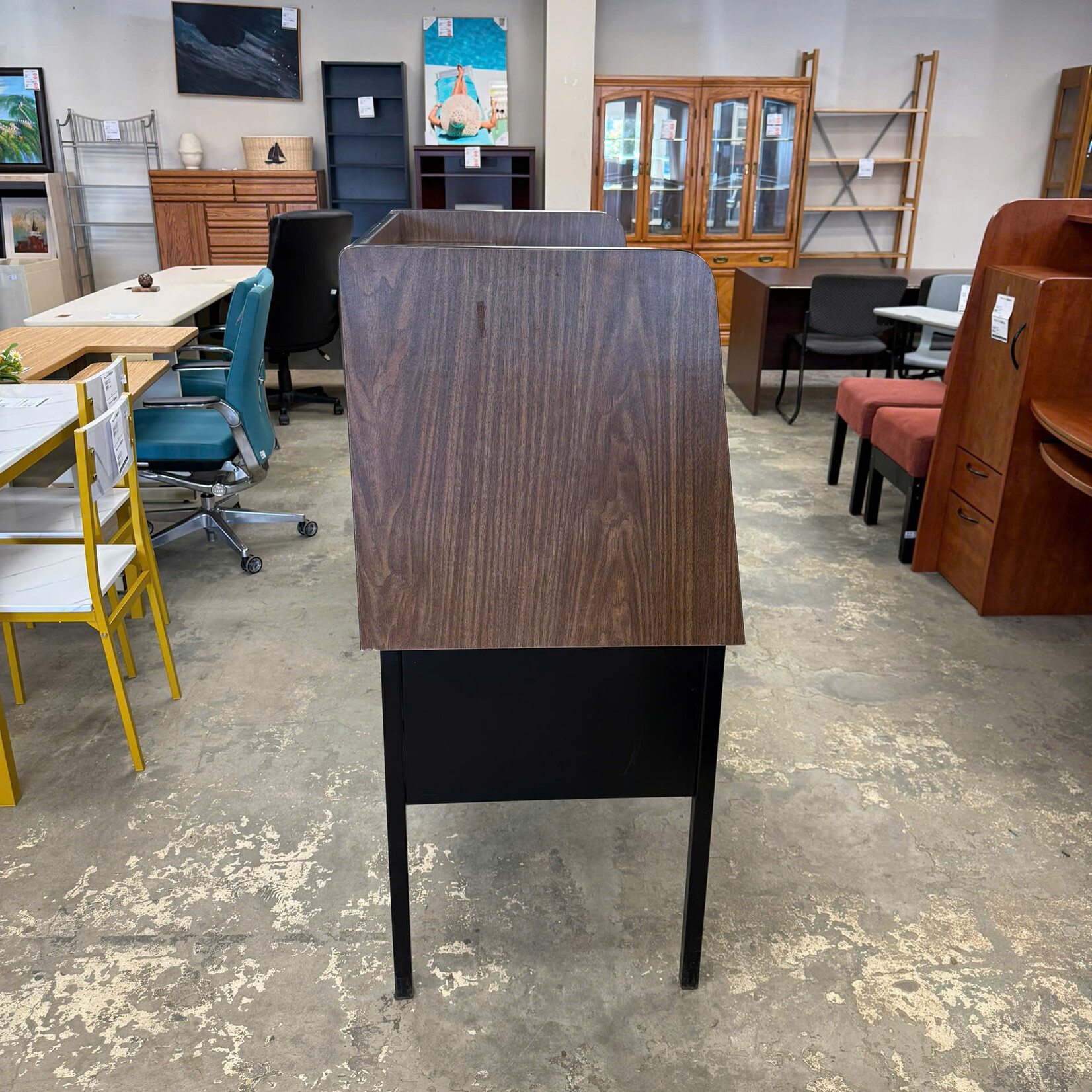 Brown Wooden Study Desk