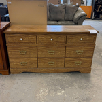 9 drawer Brown Dresser