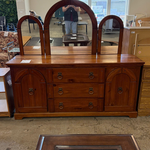3 Drawer 2 Door Dresser w/Mirror