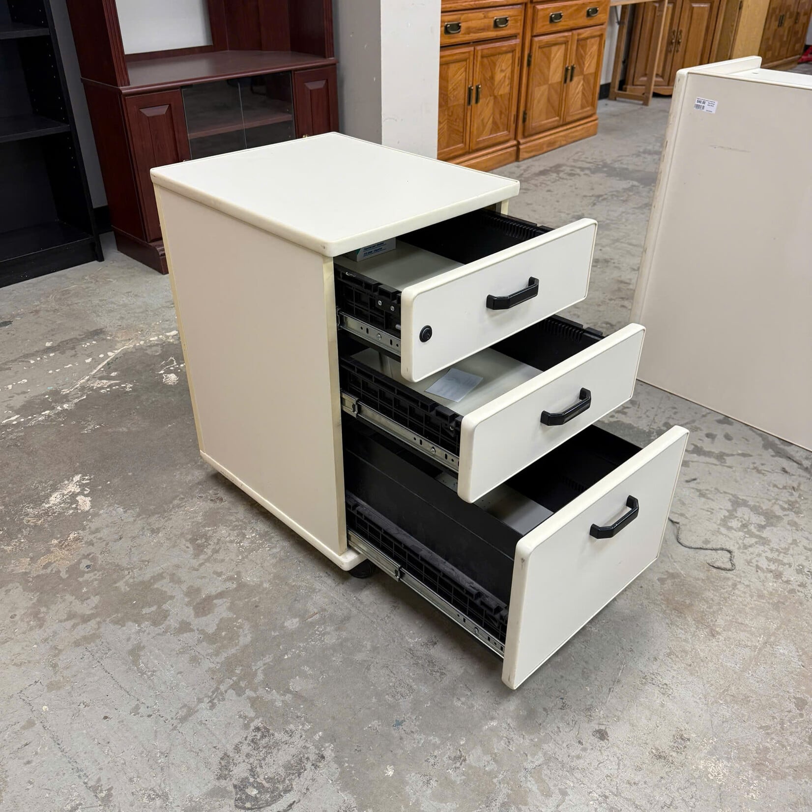 3 Drawers Filing Cabinet on Wheels