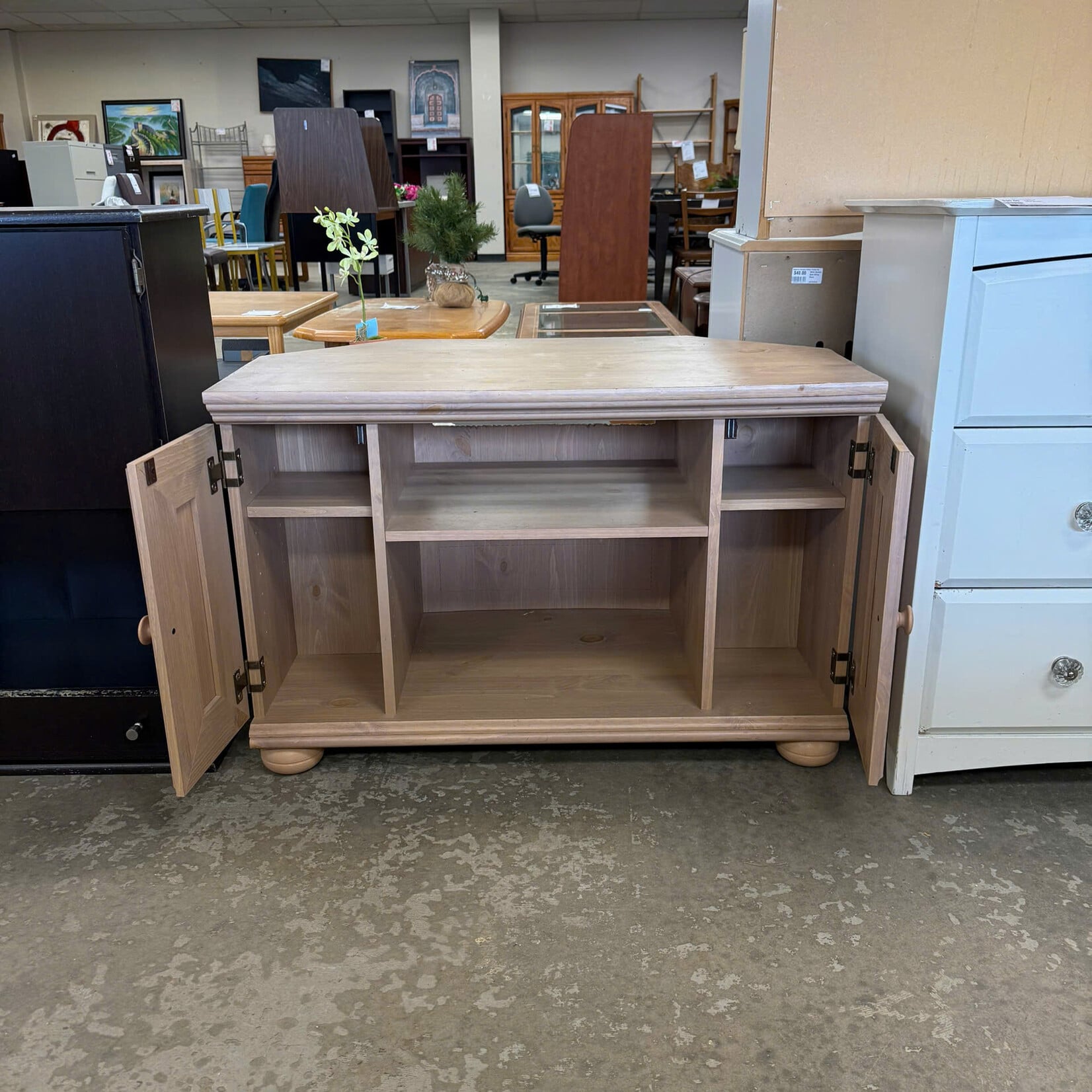 Brown Storage Tv Stand
