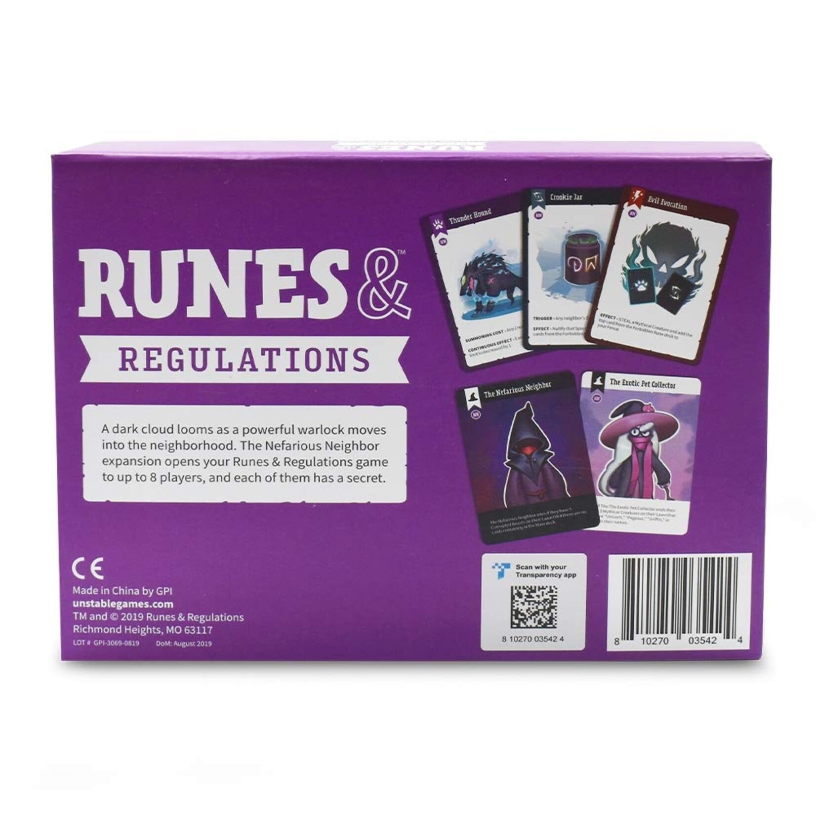 R&R Expansion Game