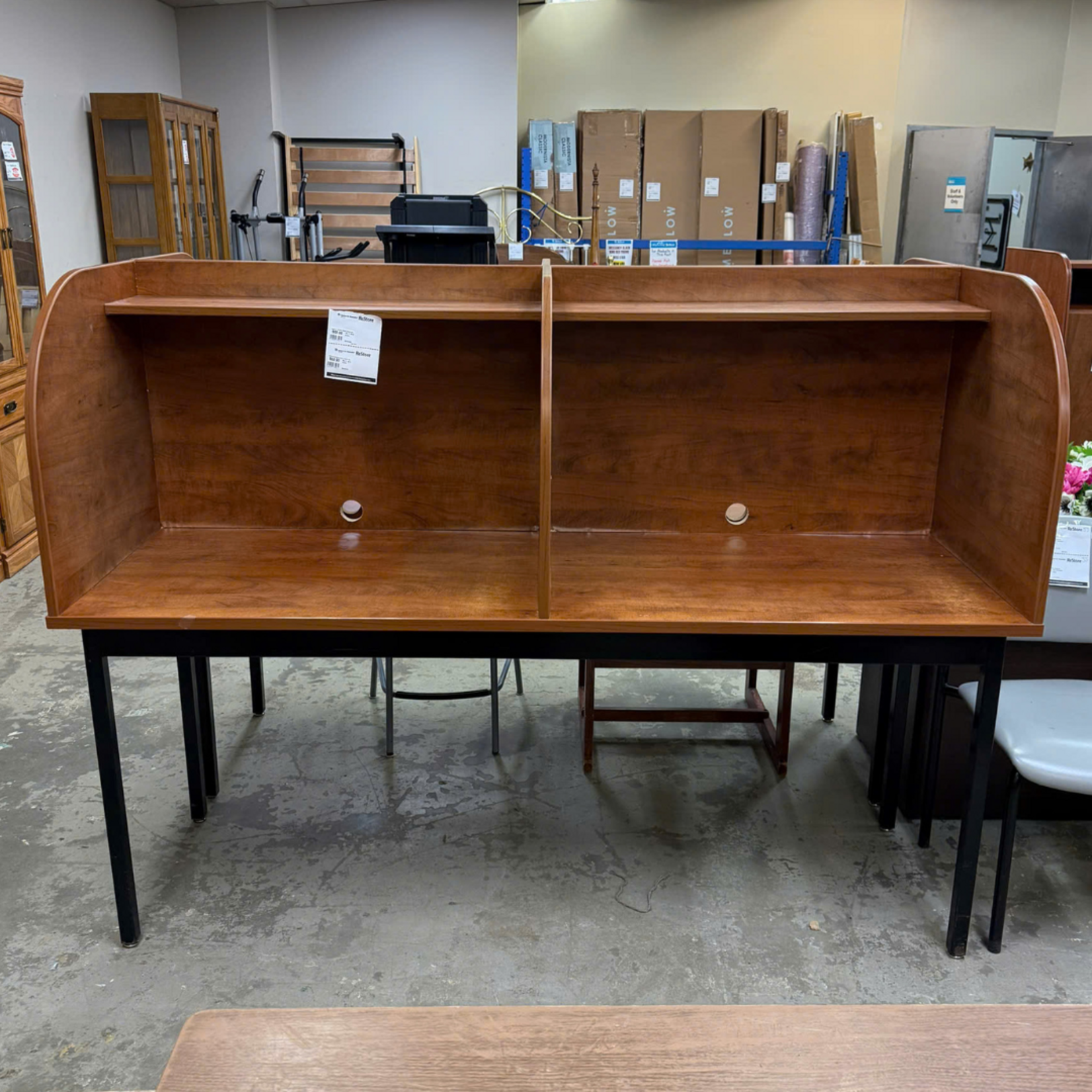 Red 2-Desk In One