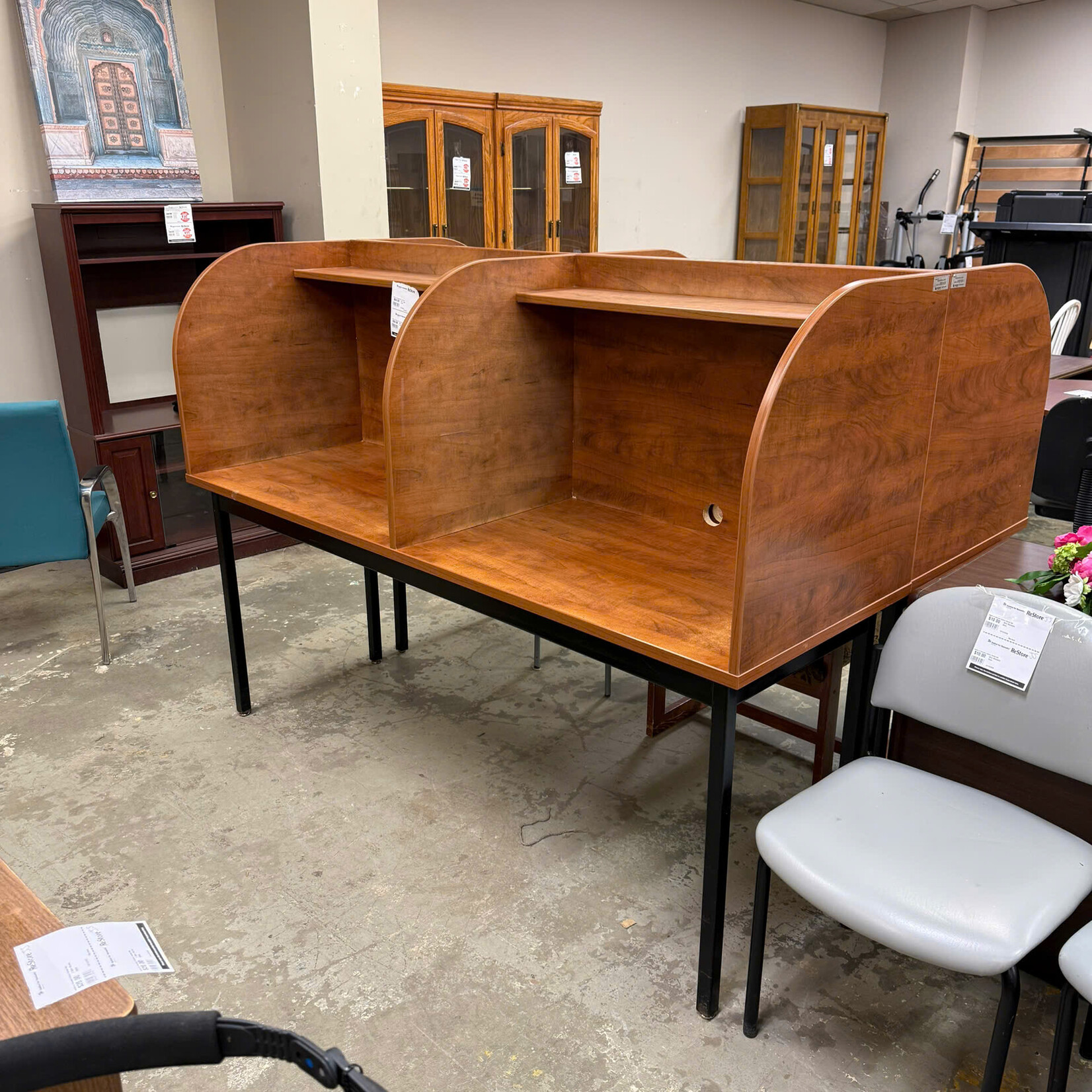 Red 2-Desk In One