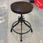 Adjustable Height Swivel Barstool