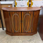 Hex Wooden Corner Cabinet
