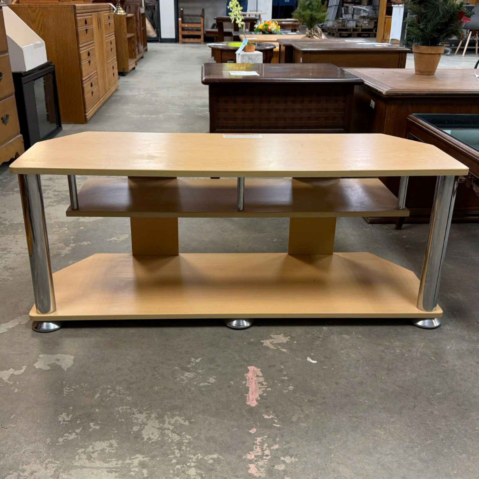 Beige TV Stand