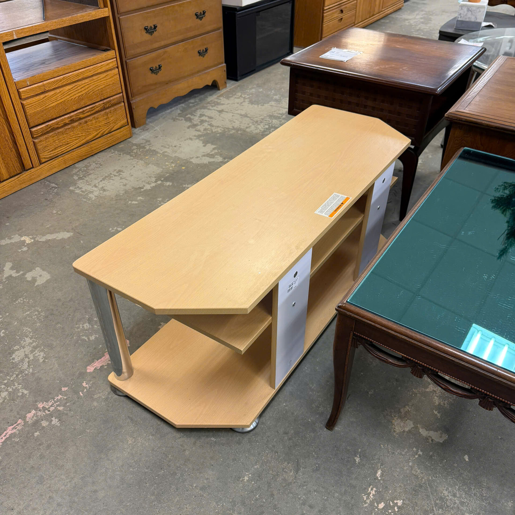 Beige TV Stand