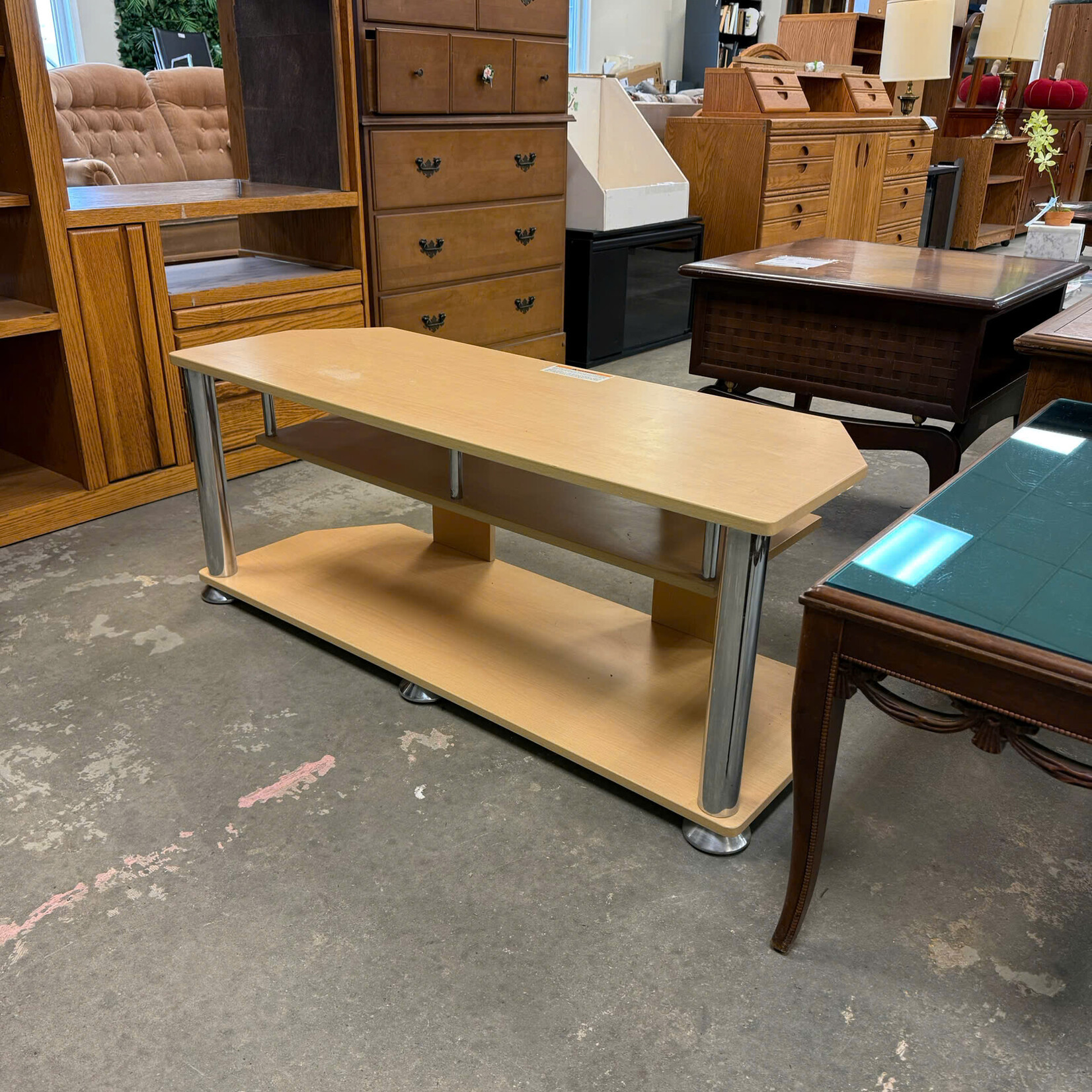 Beige TV Stand