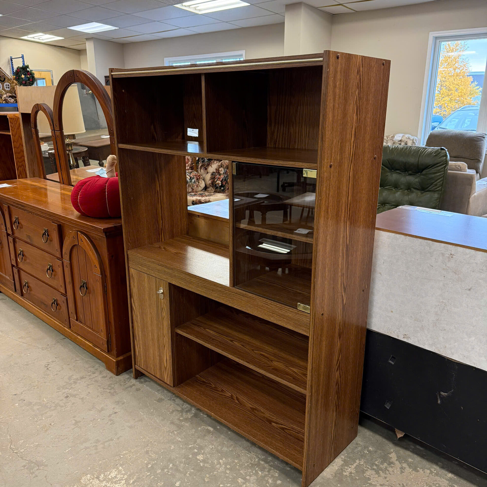 Wooden TV Wall Unit