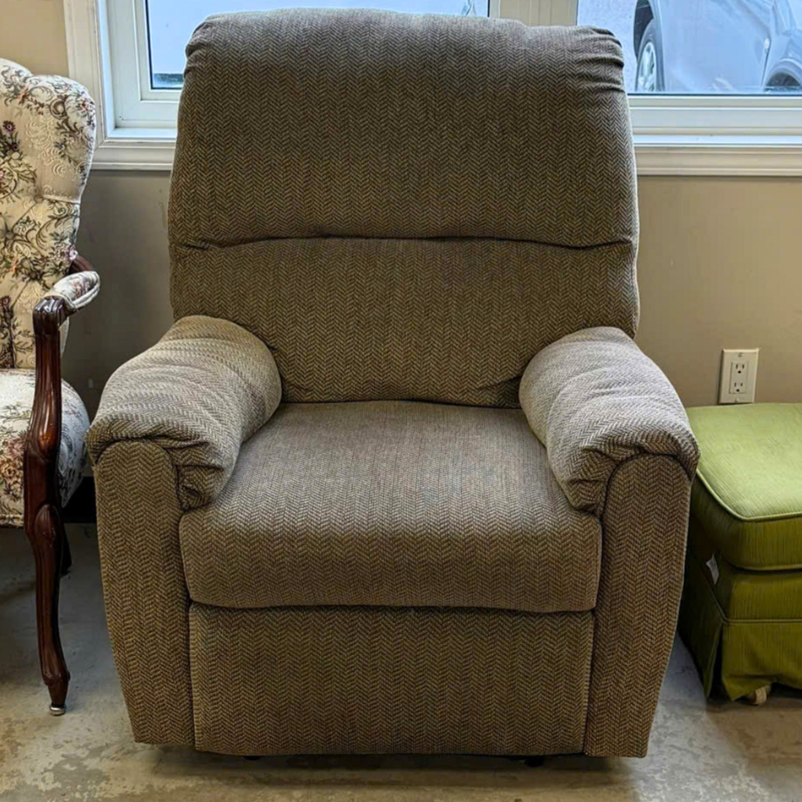Grey Lazy Boy Chair
