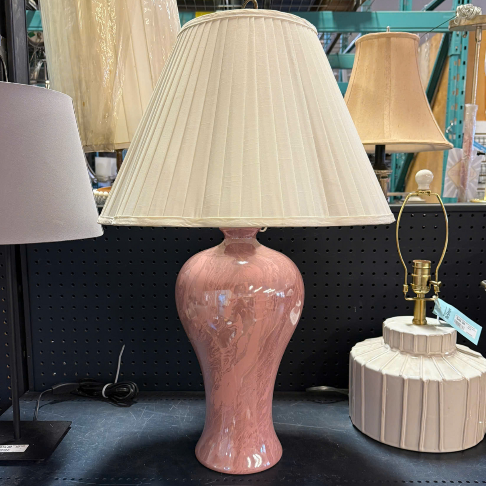 Pink Table Lamp