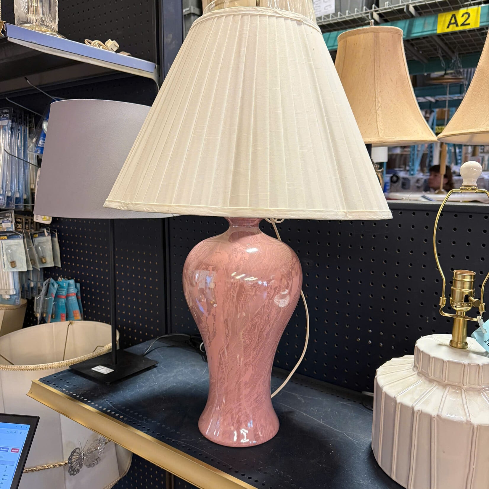 Pink Table Lamp