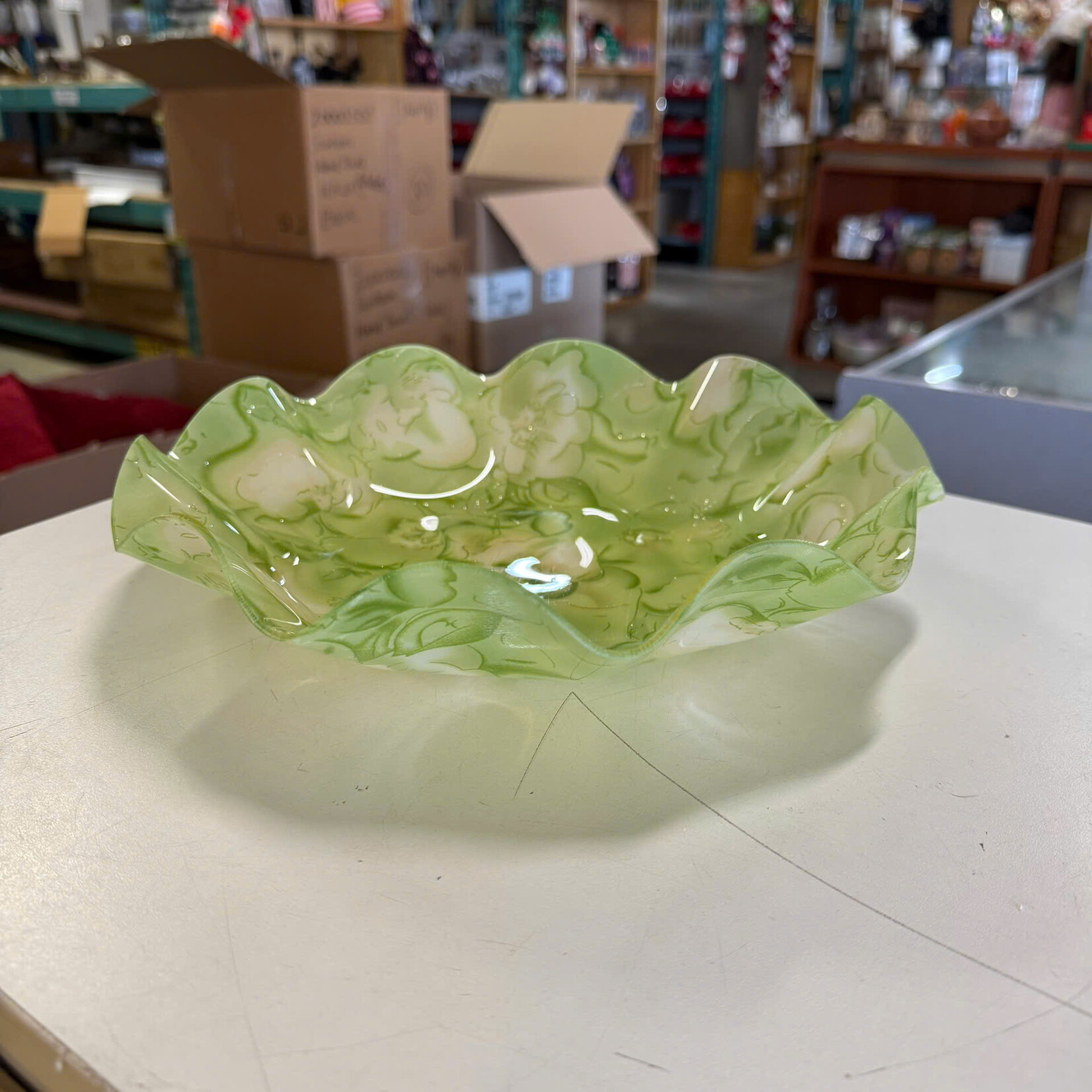 Green Snack Tray