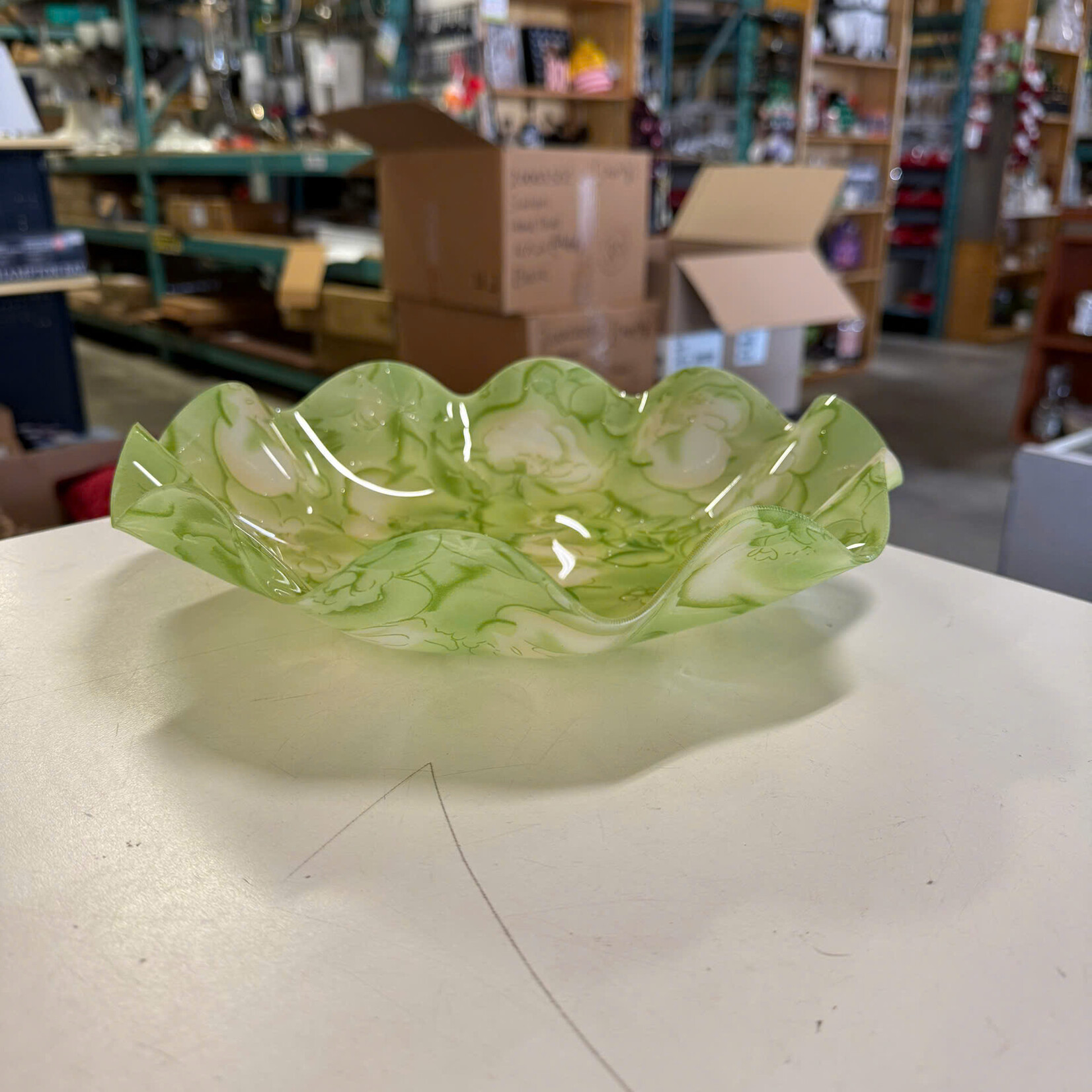 Green Snack Tray