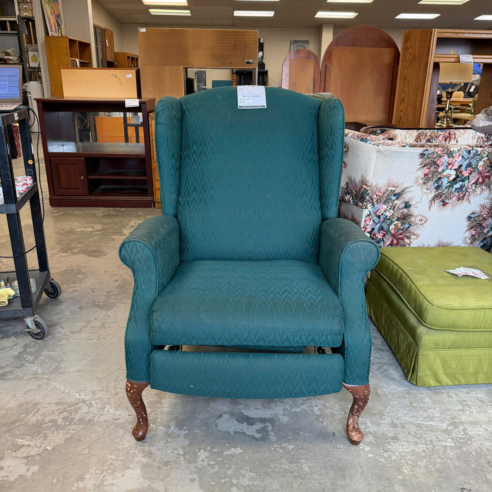 Green Recliner Chair