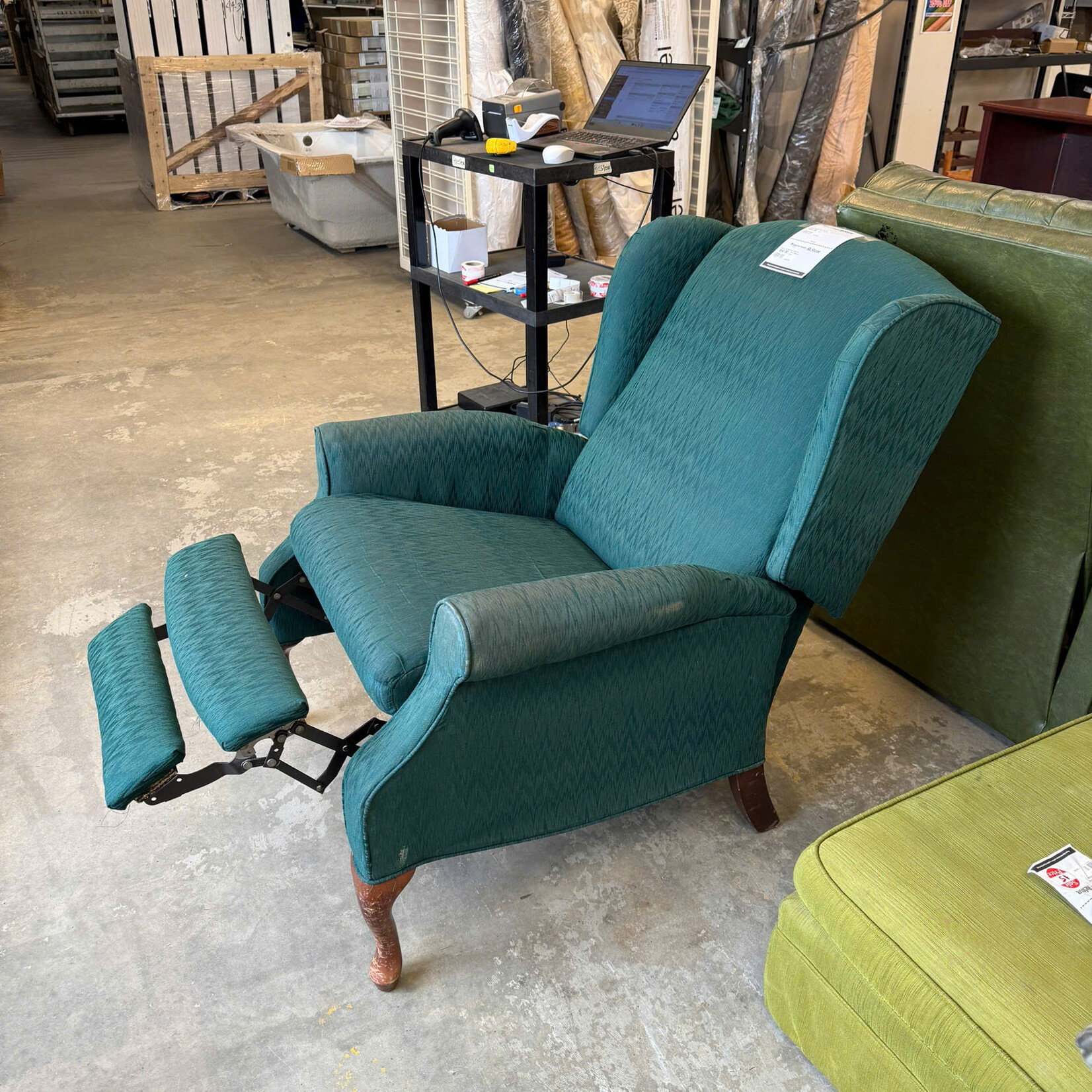 Green Recliner Chair