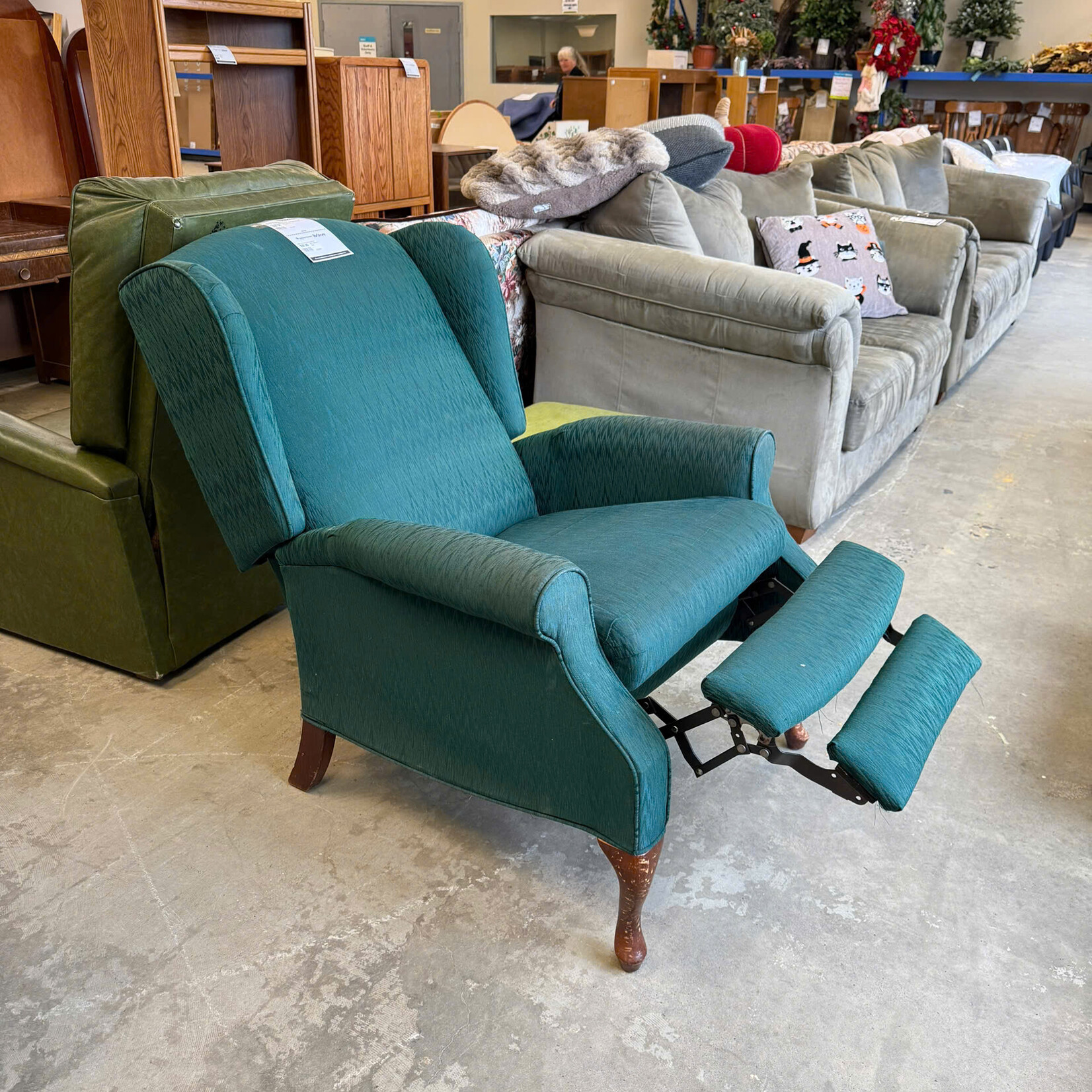 Green Recliner Chair