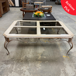 4 Glass Top Coffee Table