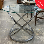 Rounded Glass Table
