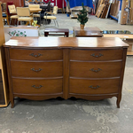 Curved Dresser With Mirror