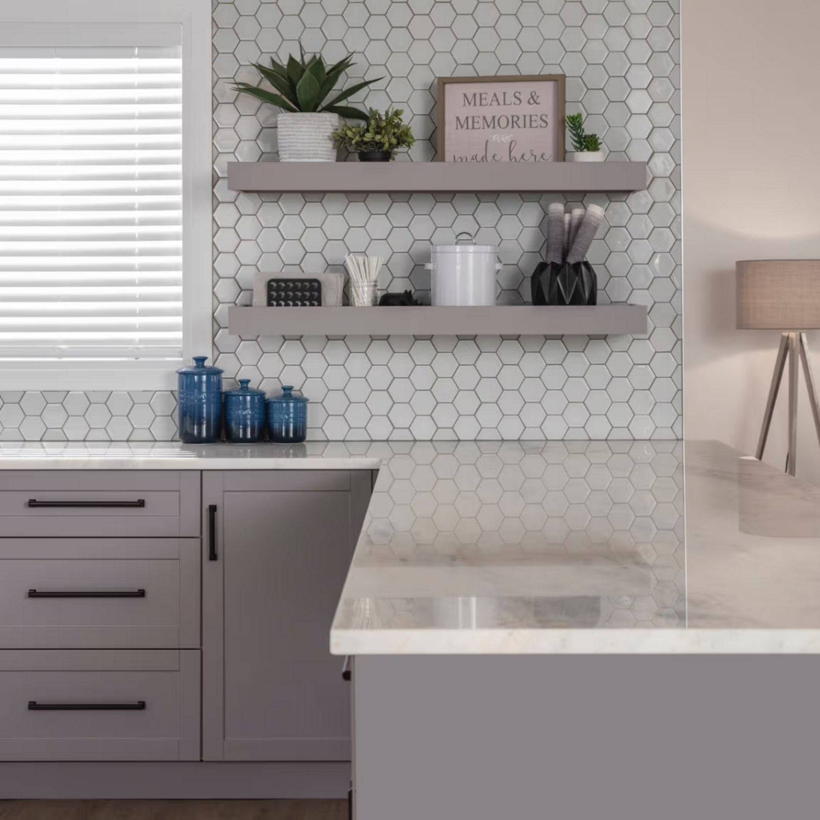Home Grey Floating Shelf