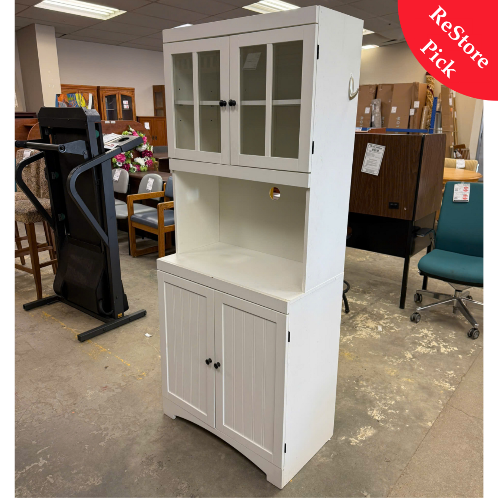 White Storage Cabinet