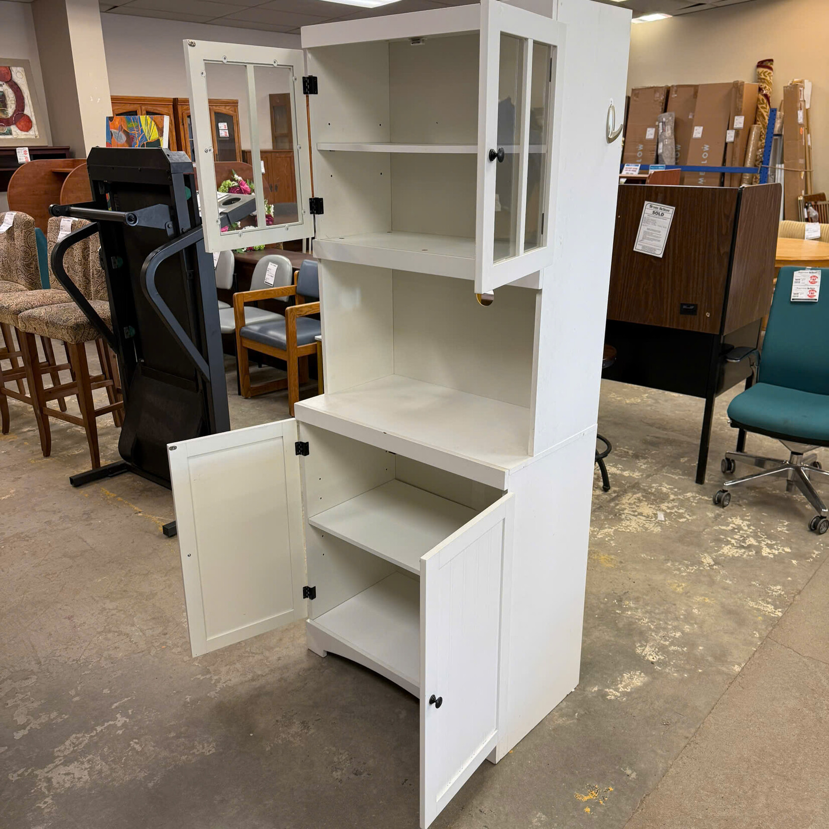 White Storage Cabinet