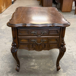 Wooden End Table with Drawer