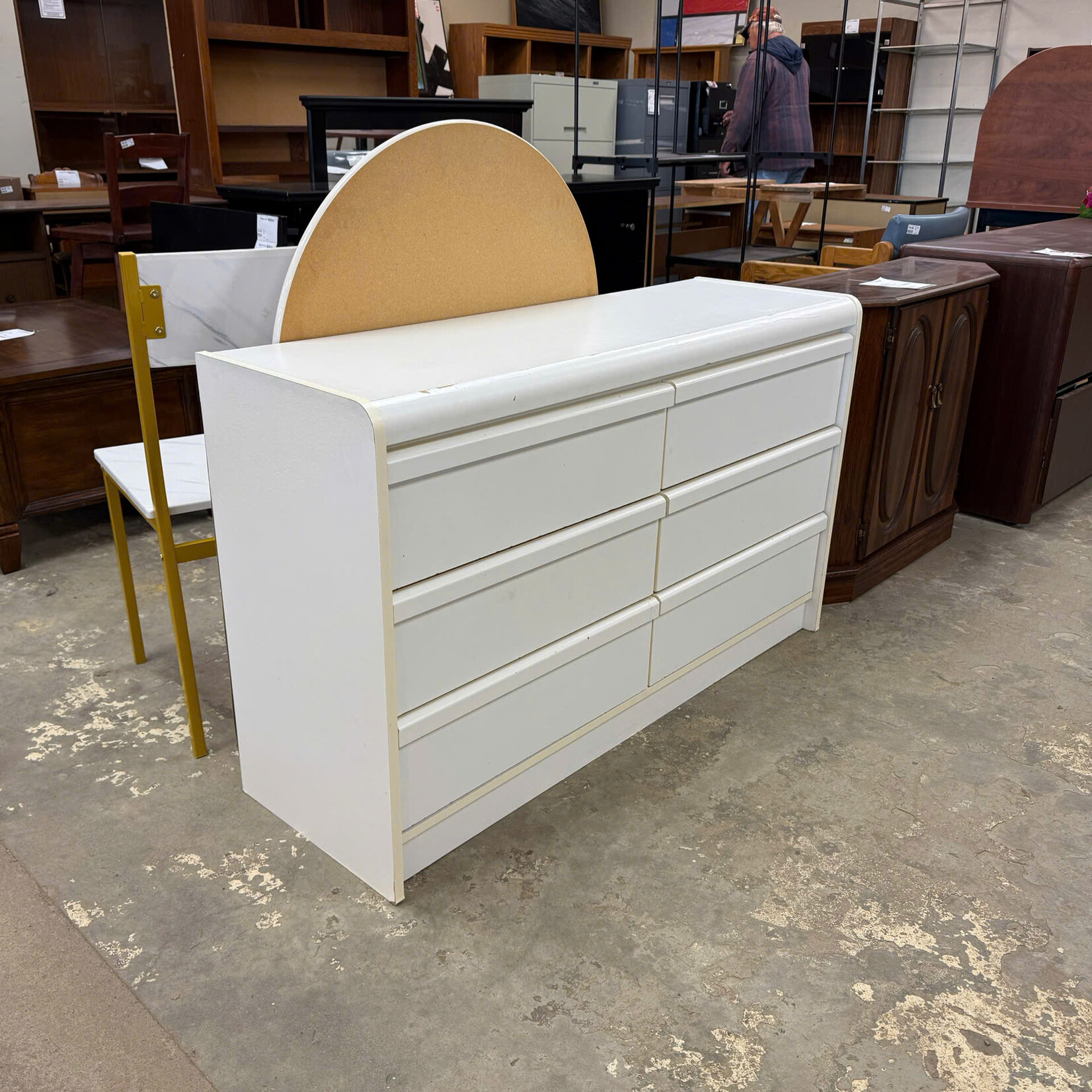 White 6-Dresser