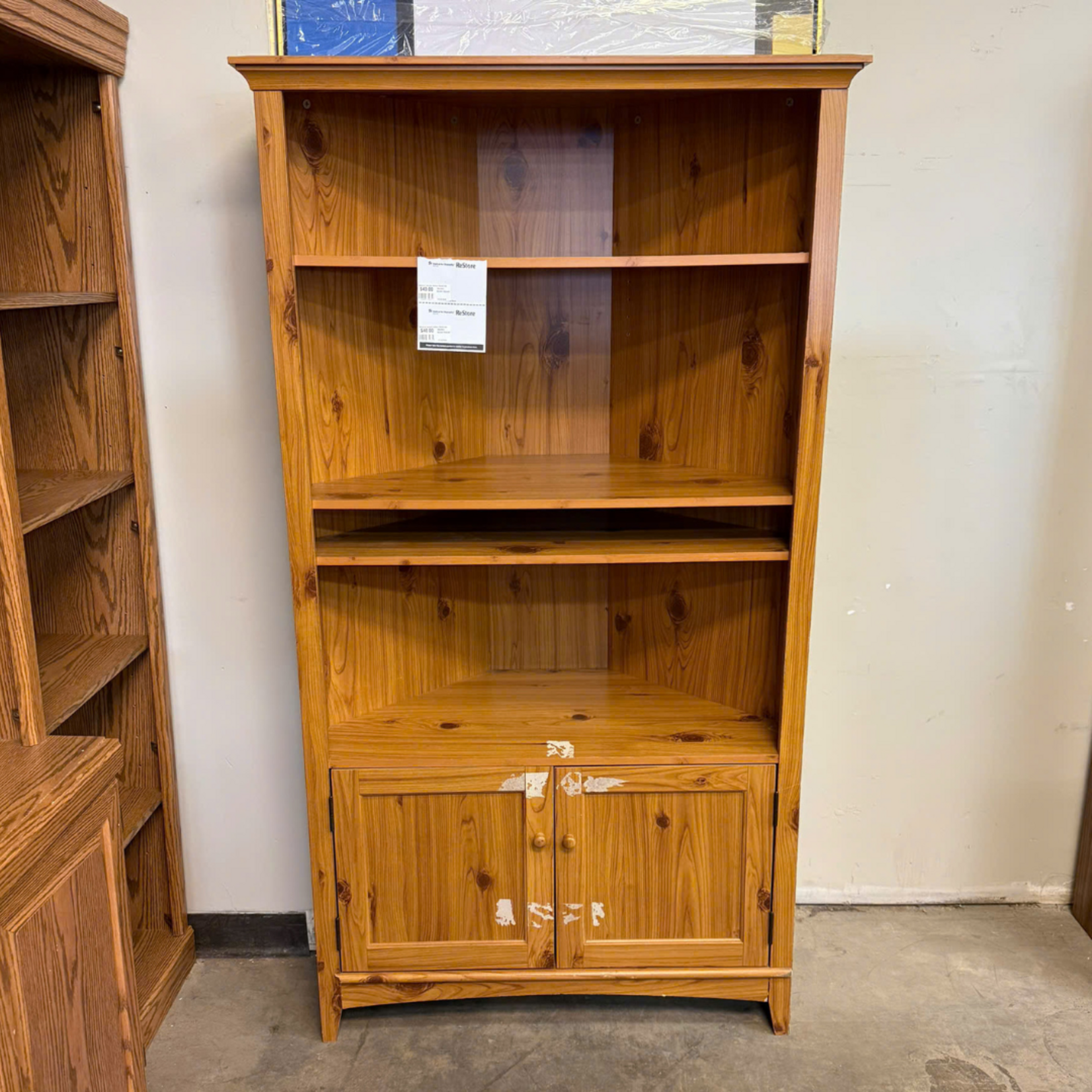 Wooden Corner Cabinet