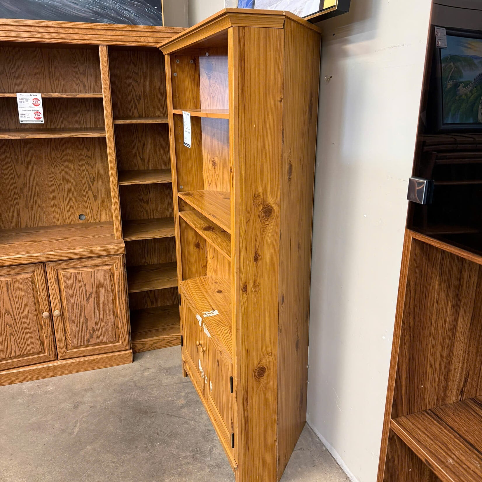 Wooden Corner Cabinet