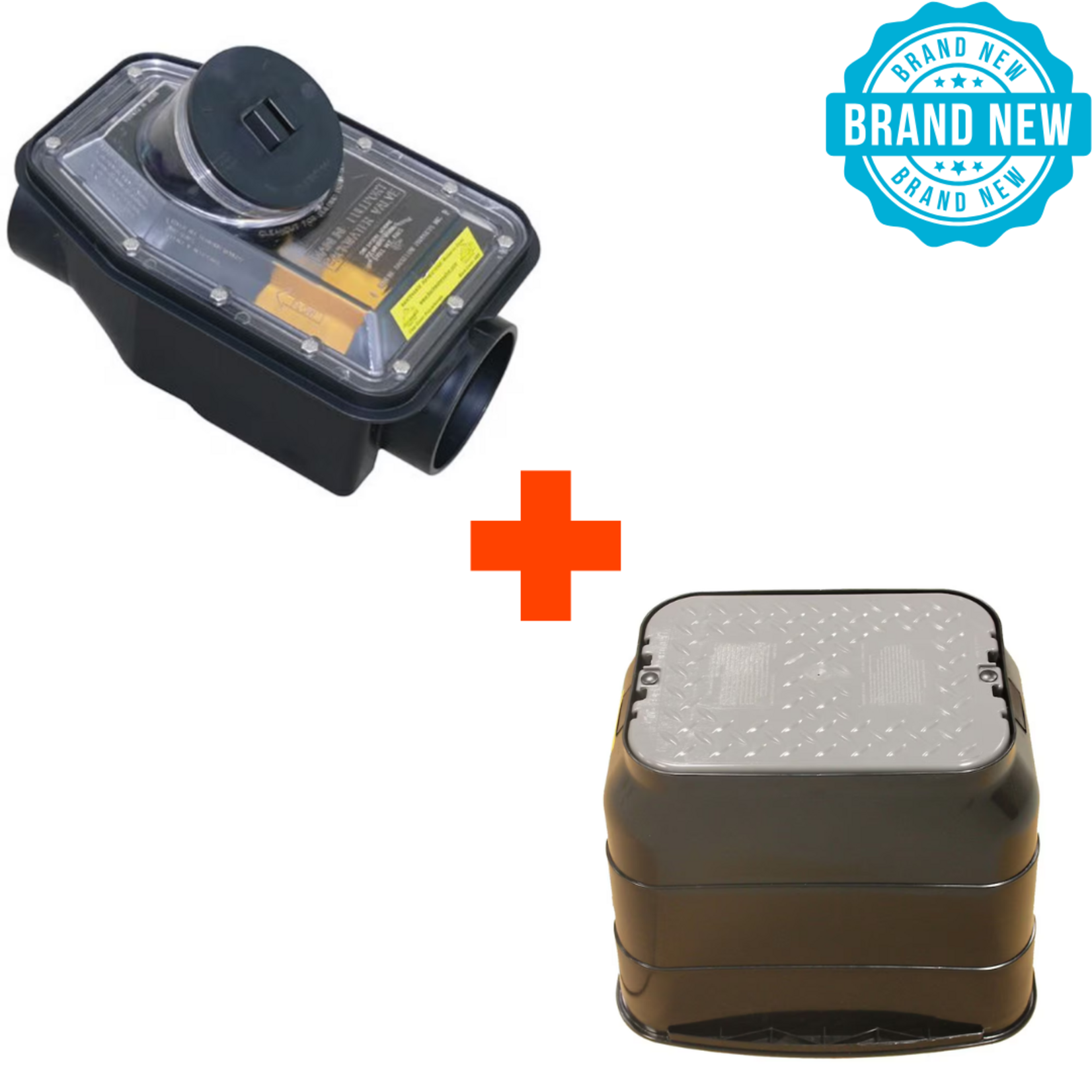Backwater Valve + Access Box