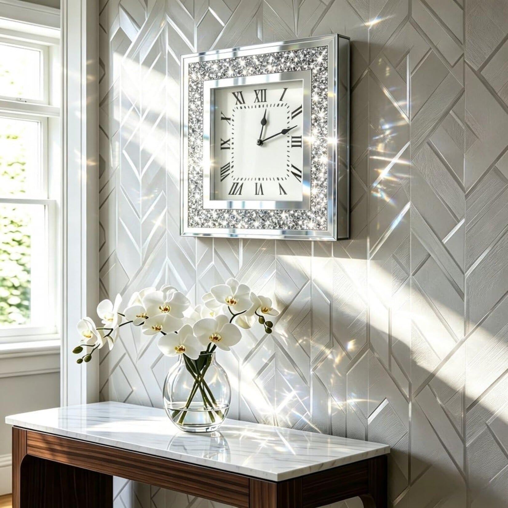 Diamond Square Clock