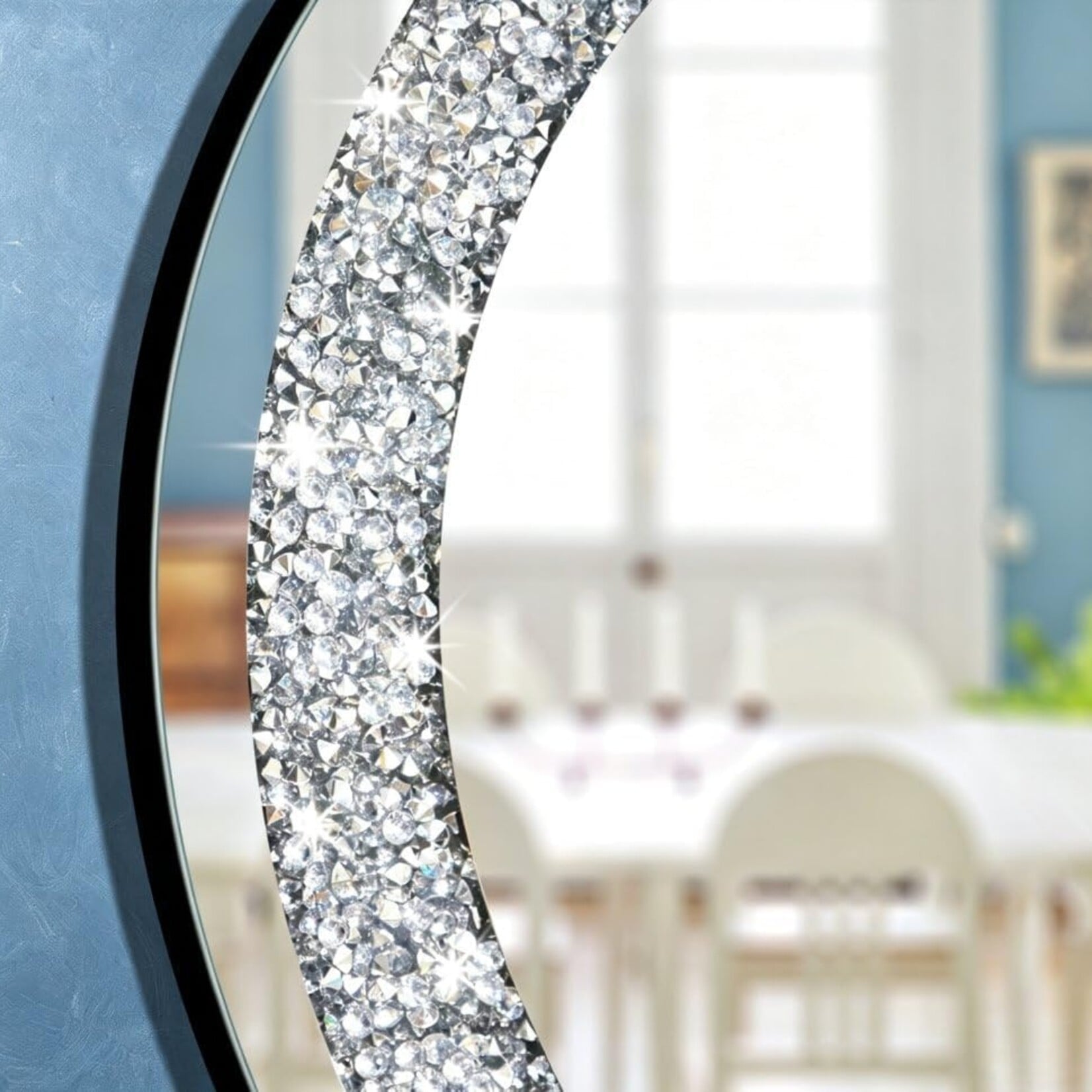 Diamond Rounded Mirror