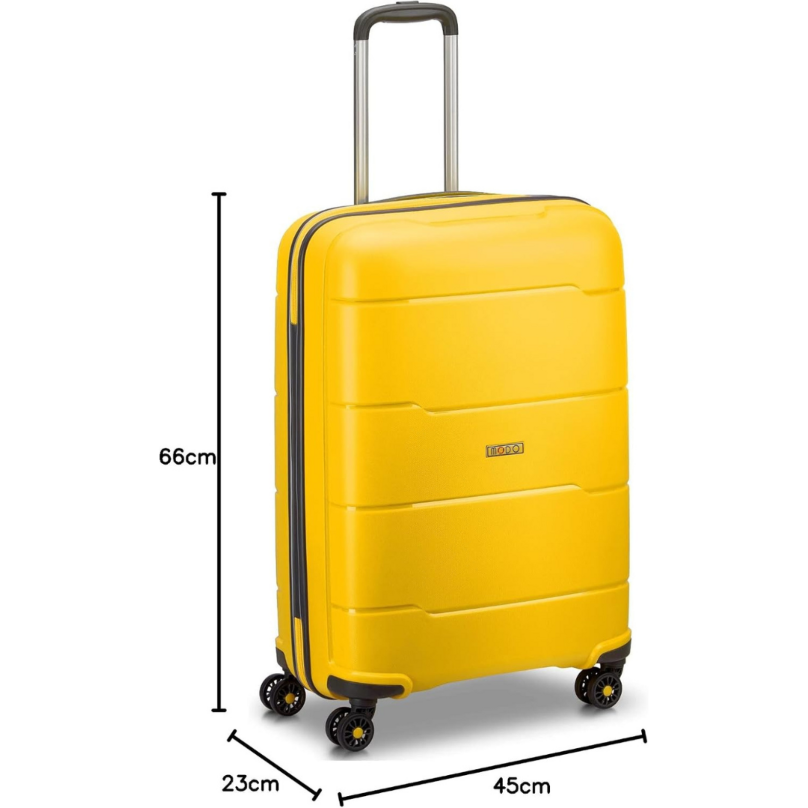 MODO Yellow Medium Suitcase