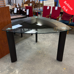 Triangular Glass Table