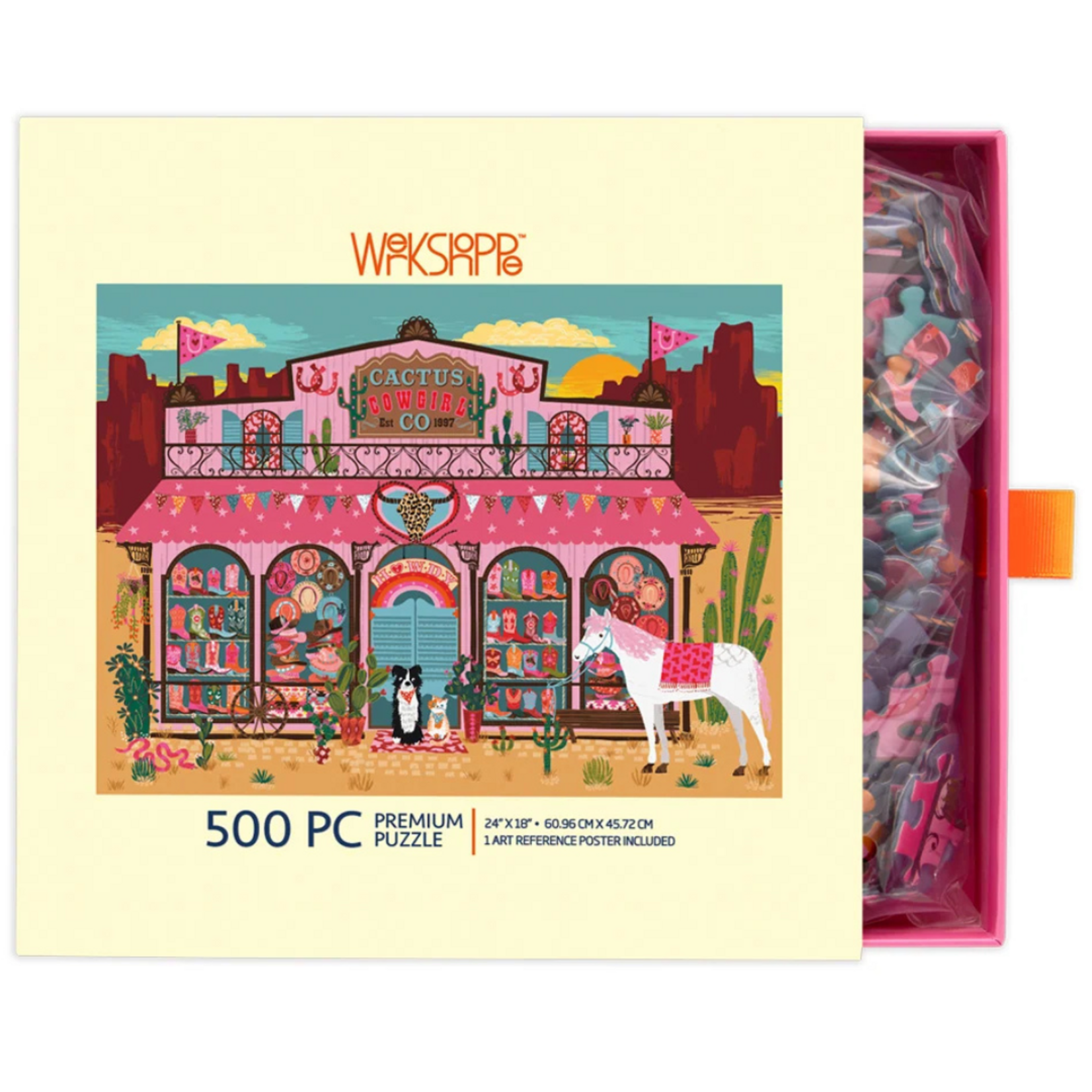 Cactus Cowgirl Puzzle 500Pcs