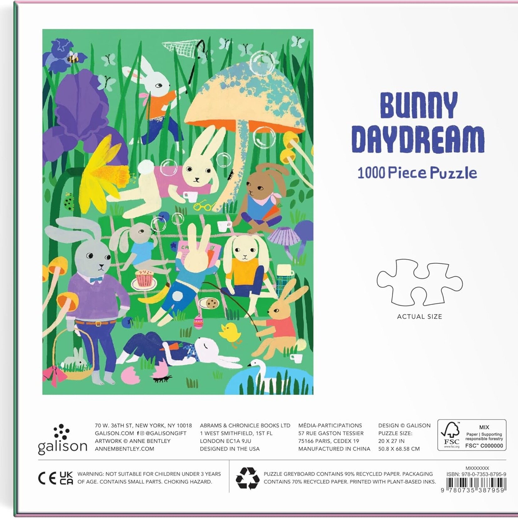 Bunny Daydream Puzzle 1000 Pcs