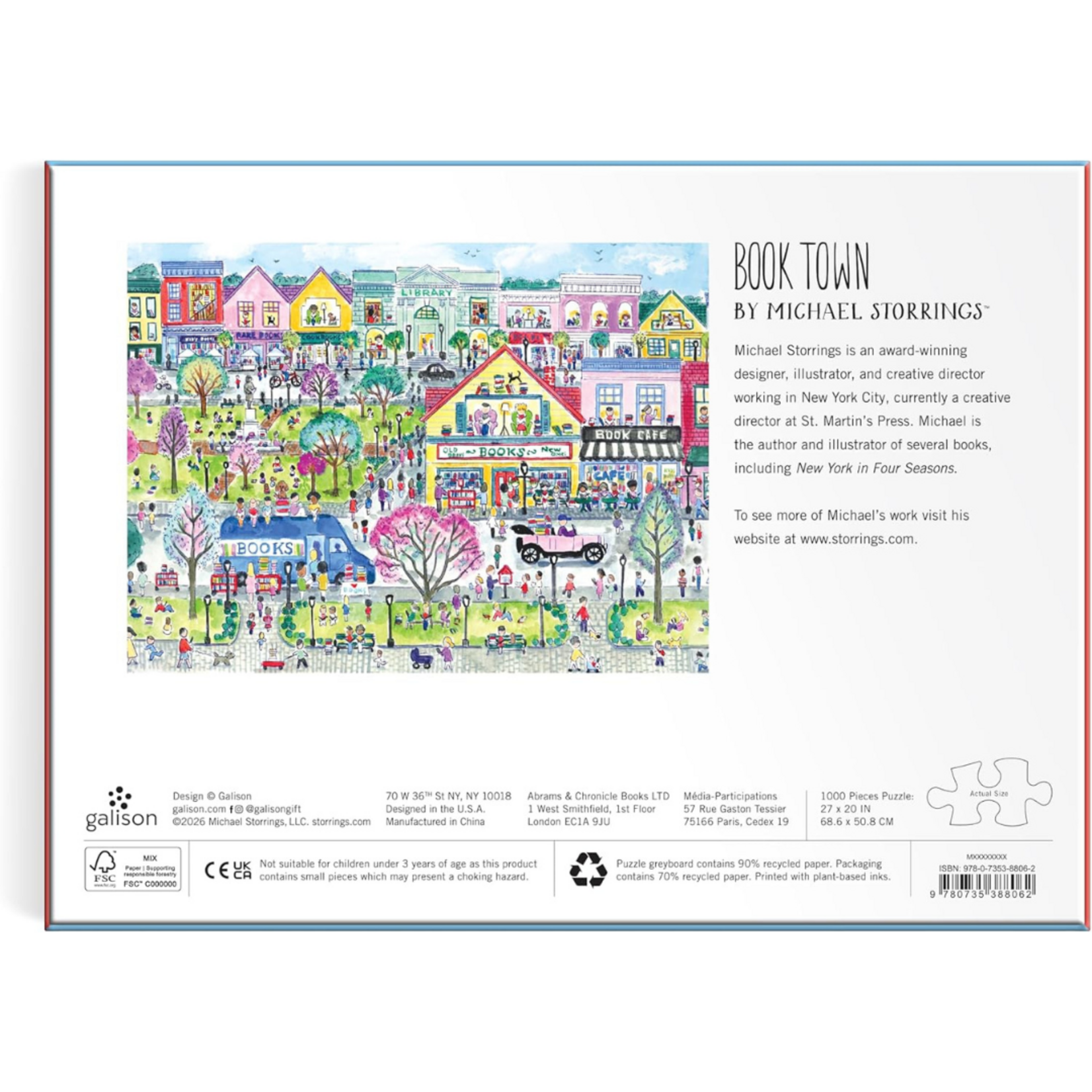 Book Town Puzzle 1000 Pcs