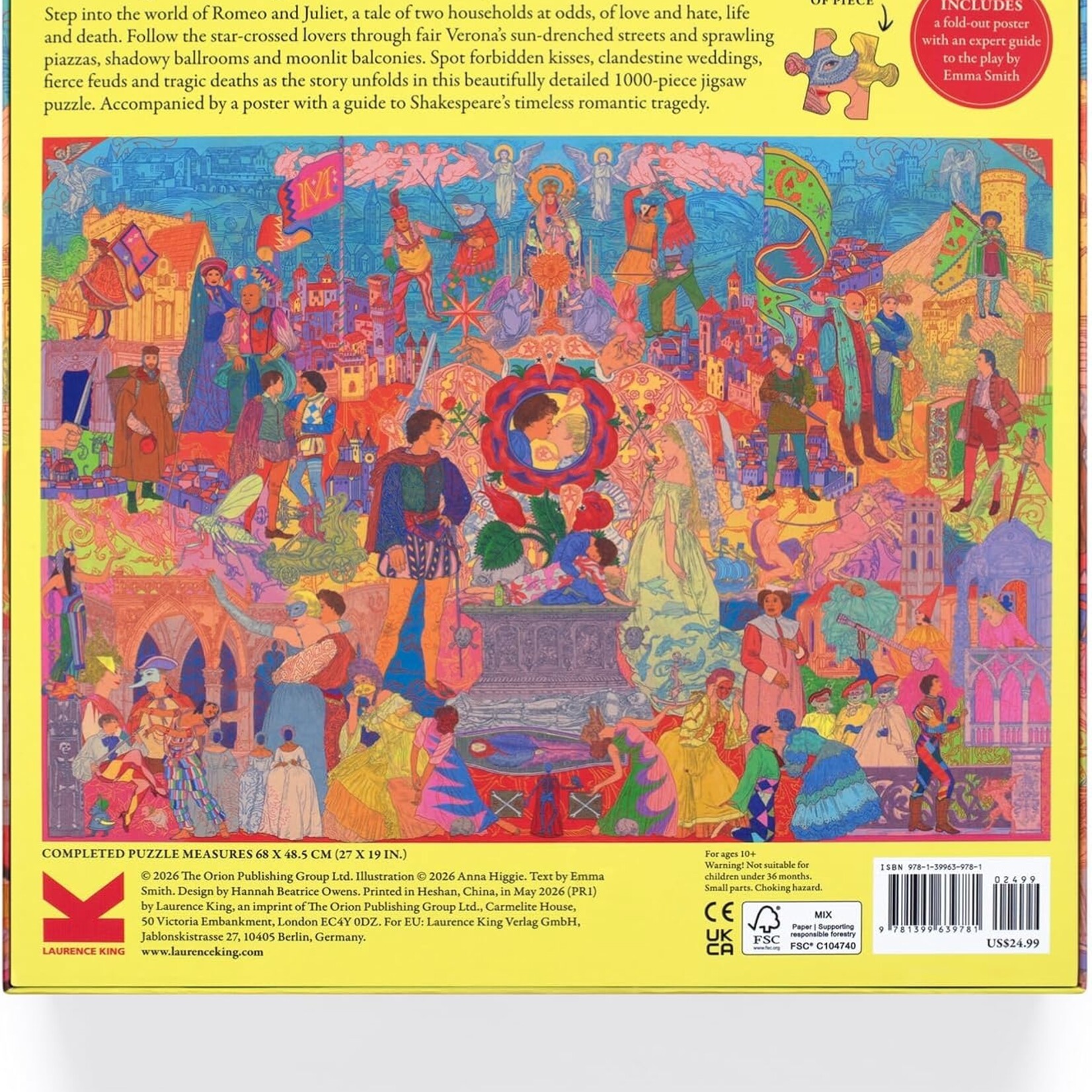 Romeo & Juliet Puzzle 1000Pcs